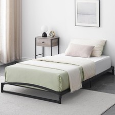 Metal Bed Frame Heavy Duty Steel Platform with Headboard Twin/Full/Queen Size