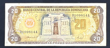 America - Repubblica Dominicana - 20 Veinte Pesos Oro 1988