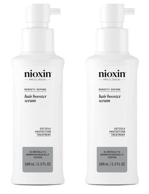 Nioxin Density Defend Hair Booster Serum 3.3oz/100ml NEW IN BOX / PACK of 2
