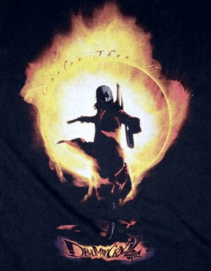 Capcom Devil May Cry 2 (2003) SEALED T-Shirt Vintage Size XL GamePromo RARE! NEW - Image 3 of 4