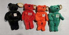 NFL Salvino s Bammers Beanie Bear Steelers Broncos 49ers Packers Lot Of 4