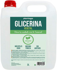 Glicerina Vegetale Liquida 2L | Pura 99,5% | Idratante Naturale per Pelle E Cape