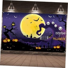 Halloween Pumpkin Moonlight Backdrop for Party Photo Props