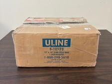 ULINE 12" x 14" x 3mil clear resealable bags 1000 per case