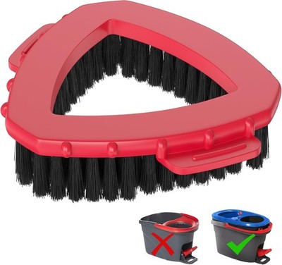 Aifacay Scrub Brush for O-Cedar RinseClean 2 Tank System, Scrubber Mop Black 