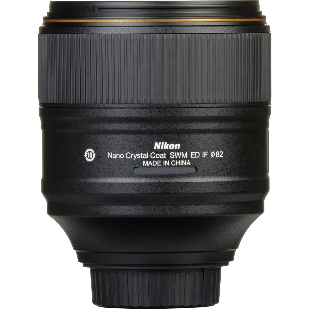 Nikon AF-S NIKKOR 105mm f/1.4E ED Lens (20064) + Filter Kit + Cap