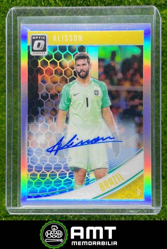 2018-19 Panini Donruss #110 Alisson Optic Auto Brazil