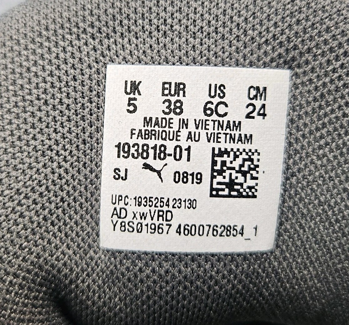 New Puma Legacy Low JR Kids’s Size 6C Quarry Gray Athletic Shoes 193818-01 thumbnail 2