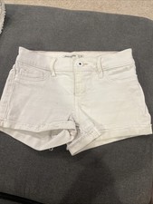 Abercrombie Kids 9/10 White Denim Shorts