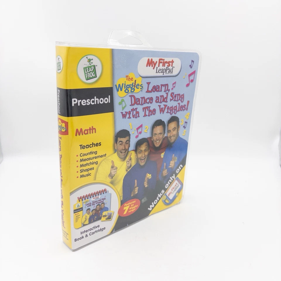 Leap Frog My First Leap Pad Interactive Book And Cartridge The Wiggles Math - Image 2 of 4