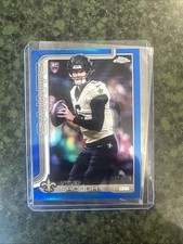 2025 Topps Football Tyler Shough Blue 47/150