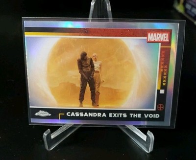 Cassandra Exits The Void 2025 Topps Chrome Deadpool Silver Refractor