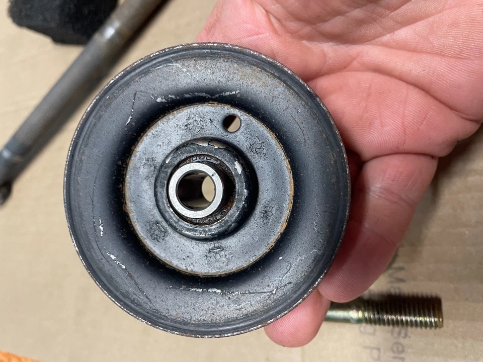 Horse XP Troy-Bilt Riding Mower Model 13WX79KT011 frame mounted idler pulley - Image 2 of 4