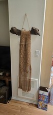 beautiful handmade Macrame Mustard color wall hanging Cotton Driftwood