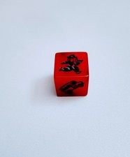 2008 Monopoly Speed Die Red with White Pips a...