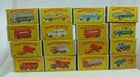 Lesney Matchbox Toys Group of 16 ORIGINAL Empty E Type Boxes