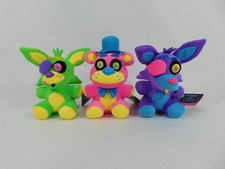 Funko Five Nights at Freddy's FNAF Blacklight Series Collectible Plush Toys Set