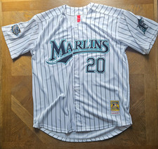Miguel Cabrera #20 Florida Marlins 2003 World Series Men Home White XL Jersey 👑