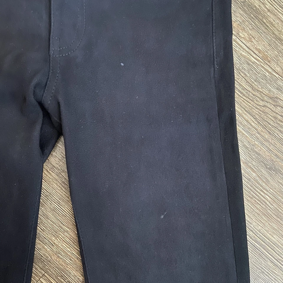 Calça jeans cropped de camurça azul marinho couro de cordeiro Rag & Bone tamanho 25x26 - Imagem 3 de 4