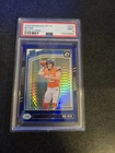 2024 Donruss Optic Bo Nix Blue Hyper Rated Rookie #209 Broncos PSA 9