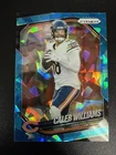 2025 Prizm Caleb Williams Blue Cracked Ice /99