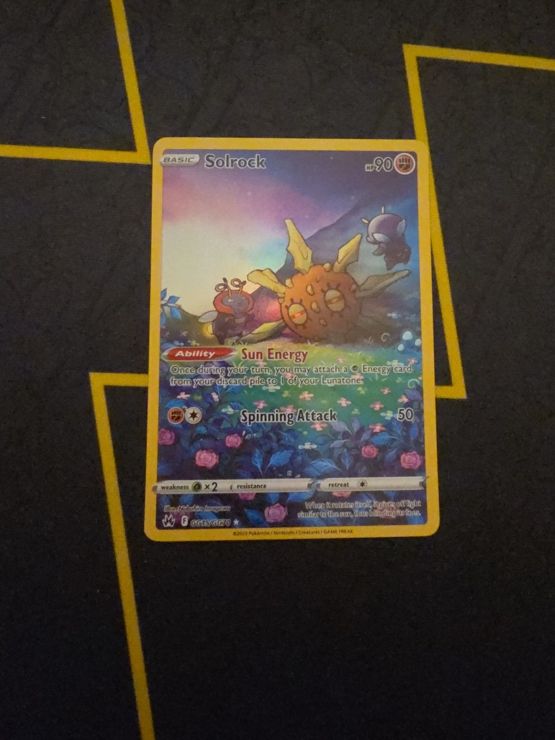 Solrock GG15/GG70 Crown Zenith: Galarian Gallery Holo