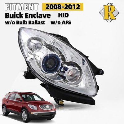 For 2008-2012 Buick Enclave HID Headlight w/o AFS w/o Bulb 5 Pins Right Side