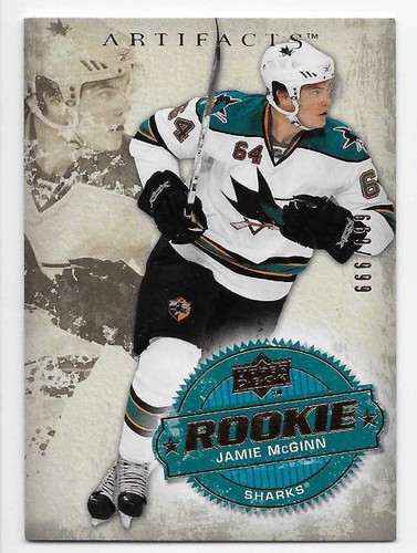 08/09 UD ARTIFACTS ROOKIES RC Hockey /999 (#271-312) U-Pick From List - Picture 6 of 33