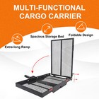 Foldable Electric-Wheelchair Hitch Carrier Mobility Scooter Rack Loading Ramp