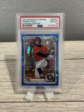 Jeremy Pena 2020 1st Bowwman Chrome Sapphire PSA 10
