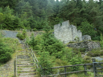 Foto 6x4 Ystrad Einion Mine Coed y Garth Reste vom 19. Jh. bleimine c2005