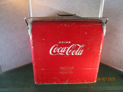 Vintage 1950's Coca Cola Picnic Cooler Acton Mfg USA | eBay