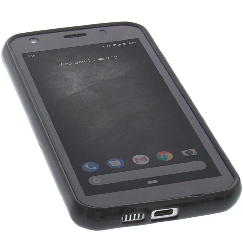 Case for CAT S52 protective mobile bag TPU bumper case black - Image 4 of 4