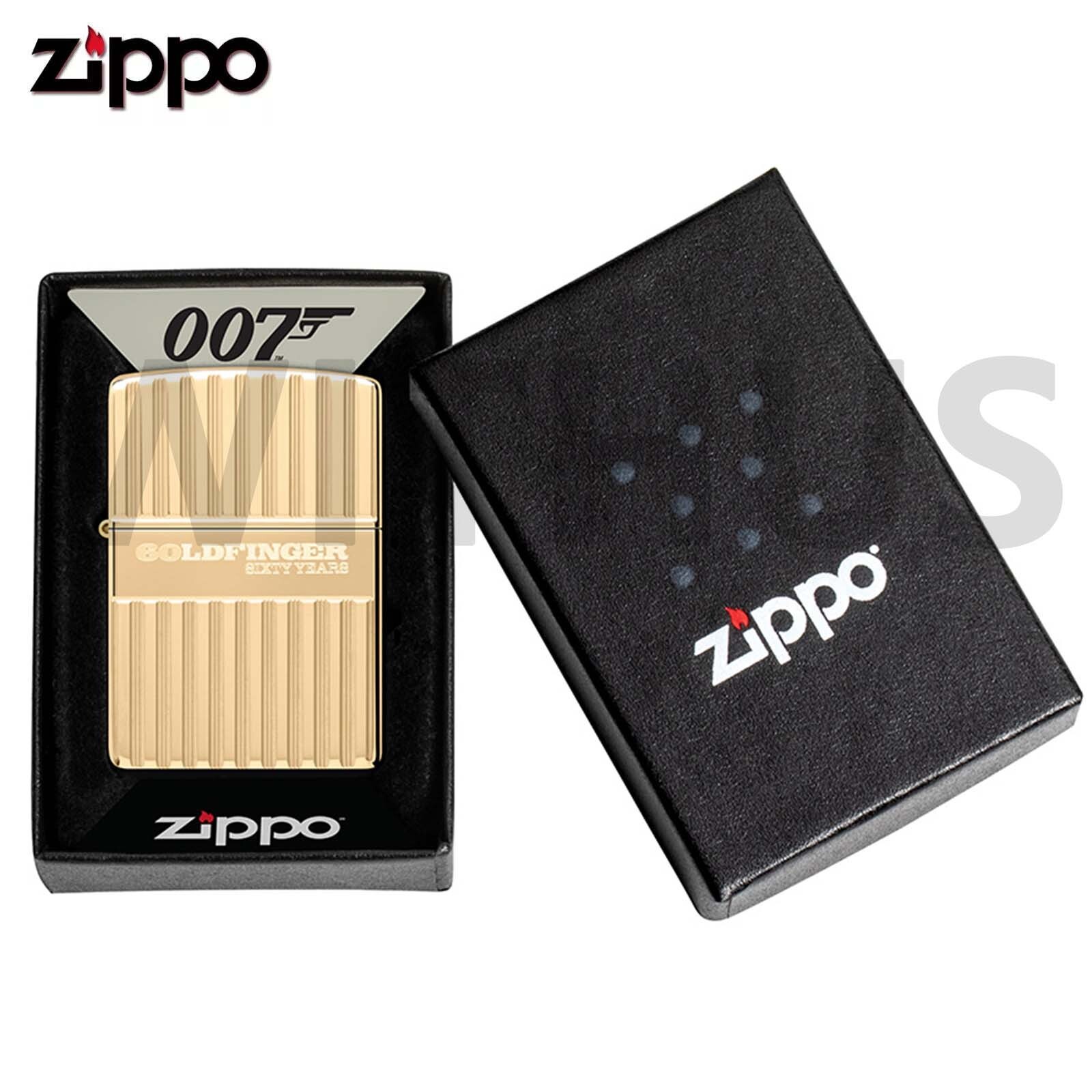Zippo 46467 James Bond 007 Goldfinger 60 Years Armor Limited Edition Lighter New