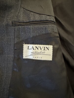 LANVIN Studio Paris Vintage Check Wool Suit Jacket Size 40 R | eBay LANVIN Studio Paris Vintage Check Wool Suit Jacket Size 40 R | eBay