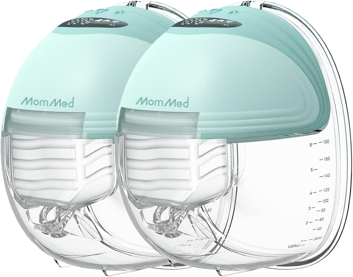 Mommed S21 Wearable Breast Pump Smart Display, Leak-Proof Design