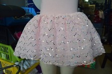 Pink Bloch Mirella MS102C - Crinkle mesh tutu skirt - Age 2-4 and 8-10