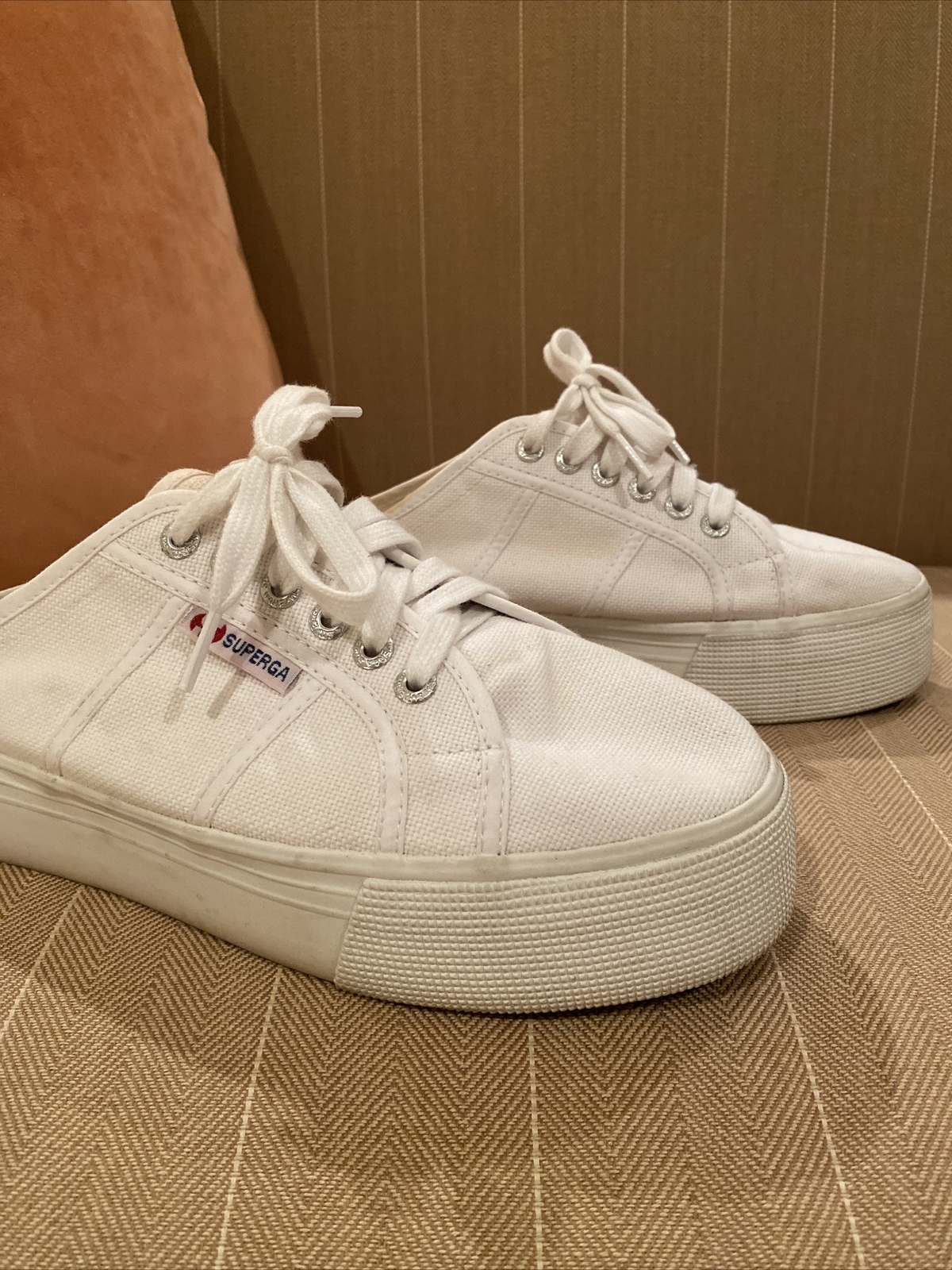 superga canvas slip on