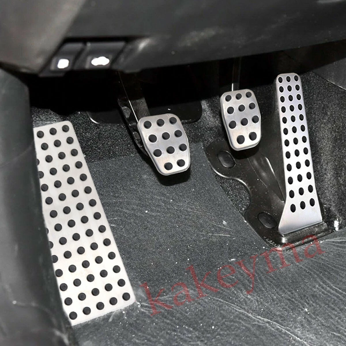 Steel Anti-skid Gas Clutch Brake Footrest Pedal Cover For Mazda 2 3 6 CX3 CX5 TC