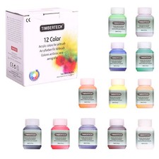 Timbertech Acryl Farben Airbrush Farben 12x 3...