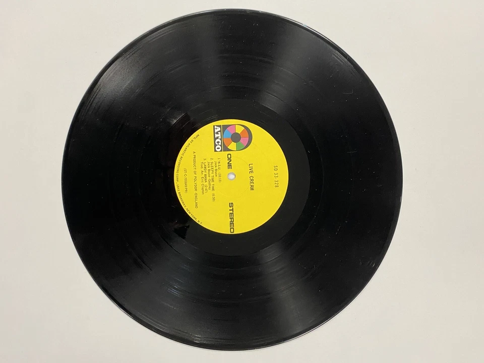 Cream 12" Vinyl Record Single Original 1970 Atco Release  - Image 4 of 4