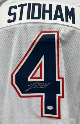 Jarrett Stidham Signed Custom White Player Jersey (XL) PSA 969