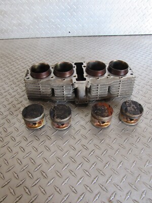 1991 91 HONDA CB750 CB 750 NIGHTHAWK ENGINE CYLINDER JUGS & PISTONS