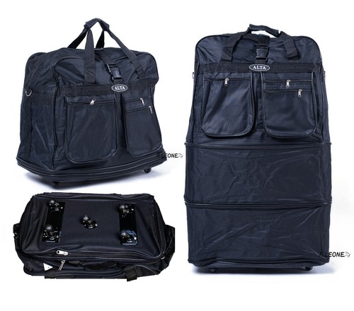 TROLLEY BORSONE ESTENDIBILE ALLUNGABILE DA VIAGGIO CON RUOTE | eBay