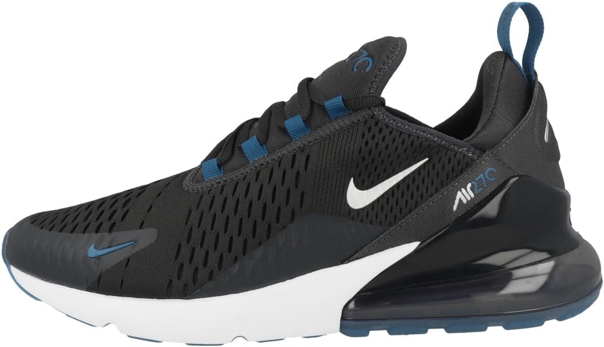 Мужские кроссовки Nike Air Max 270 Антрацит/серебристый металлик (FV0380 001)