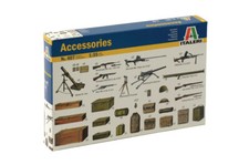 Military Accessories Diorama 1:35 Plastic Model Kit ITALIAN