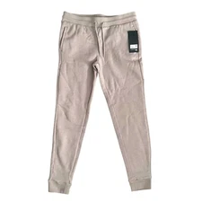 90 Degree by Reflex Womens Medium Jogger Sweatpants Beige NWT New