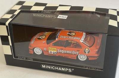 Minichamps 430 982625 BMW 320i Rennwagen Jägermeister Team Isert STW 1998 1:43