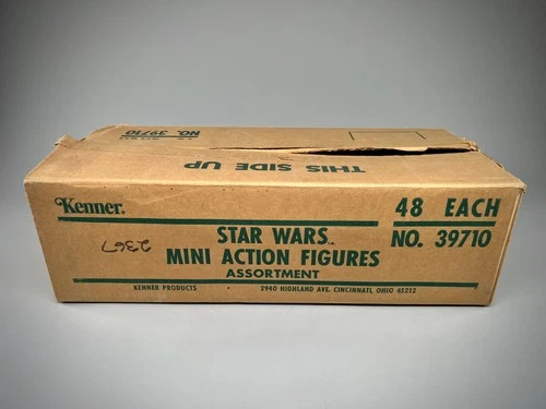 Star  Wars  Shipping Box Mini Action Figures 48 Each Kenner Toys R Us 1977