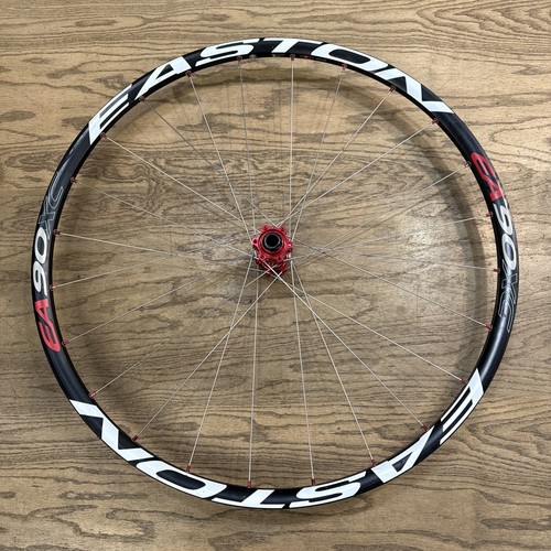 Easton EA90 XC Mountain Bike 6 Bolt Disc Front Wheel 29” 100x15mm Thru Red 775g